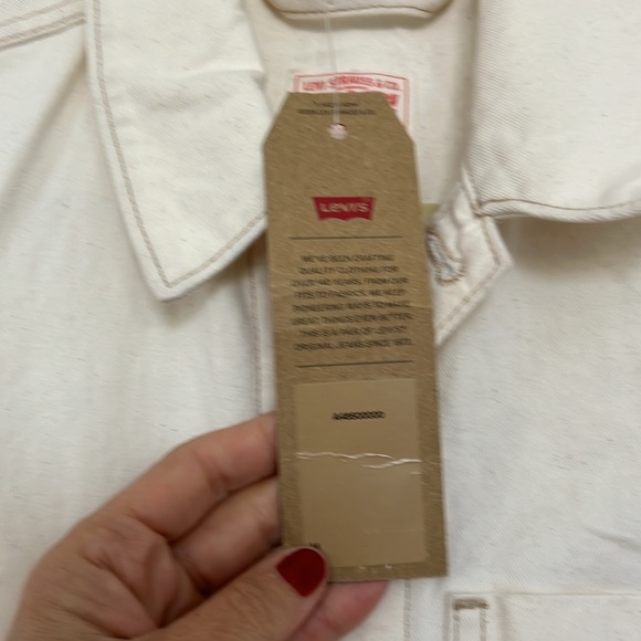 Levi’s off white jumper size medium NWT - Picture 8 of 12